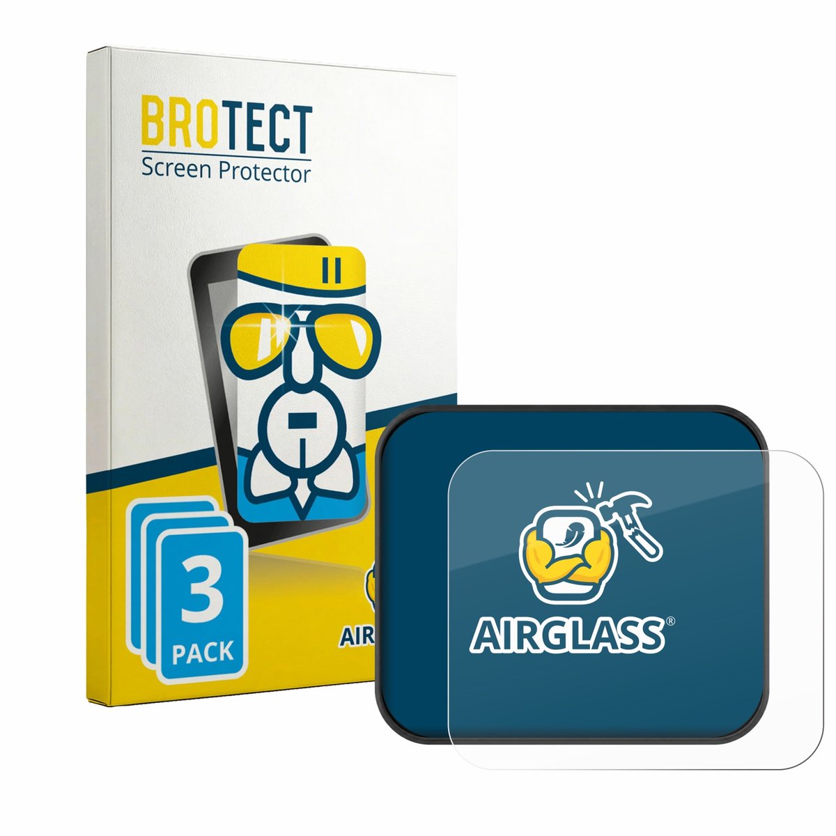 Screenprotector 3 Stuks voor Saphe T Beschermglas transparant