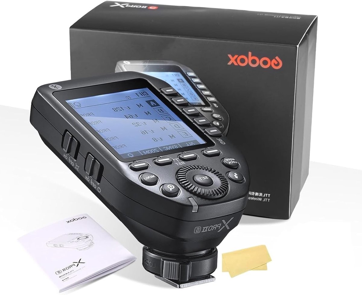 Draadloze Flits Trigger voor Sony - 2.4GHz, HSS 1/8000s, TTL Conversie, Handmatige TCM Functie en Groot LCD Scherm met Afstandsbediening via App