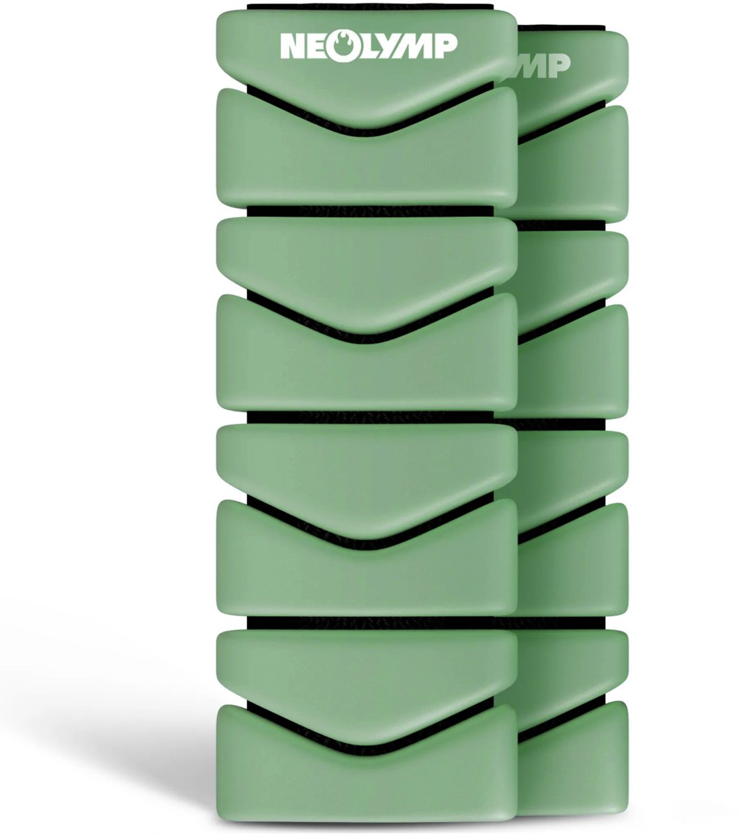 NEOLYMP Pilates gewichtsmanchetten set van 2 – 1 kg enkelgewichten uit silicoon