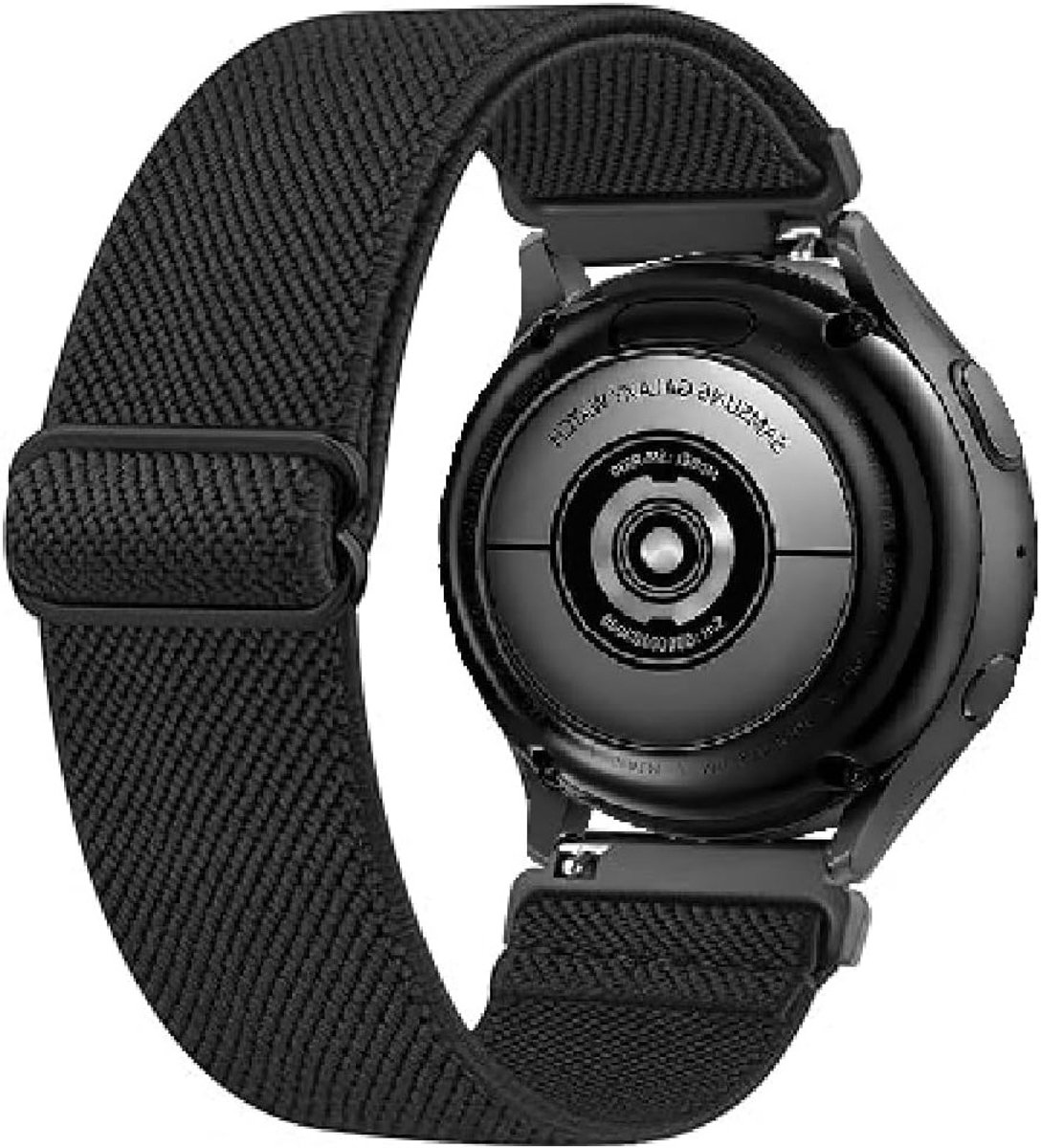 Elastische Nylon Vervangband voor Smartwatches - Ademend en Lichtgewicht Armband voor Amazfit GTS en GTR Series, Geschikt voor 20mm Horloges
