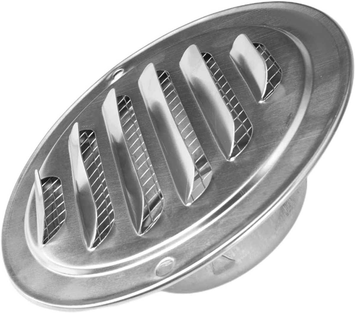 Ventilatierooster 70 mm met Insectenbescherming voor Keuken en Badkamer, Ideaal voor Lucht