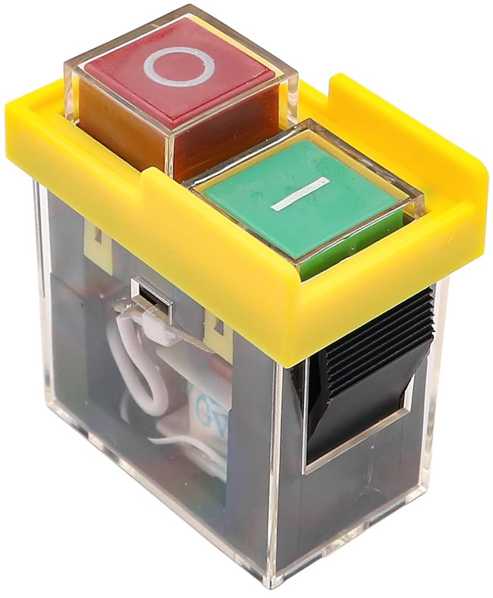 By shayne - Waterdichte Elektromagnetische Schakelaar - Veiligheidsdrukknop - AC250V - Betrouwbare bediening - Veiligheidsschakelaar - Geschikt voor .