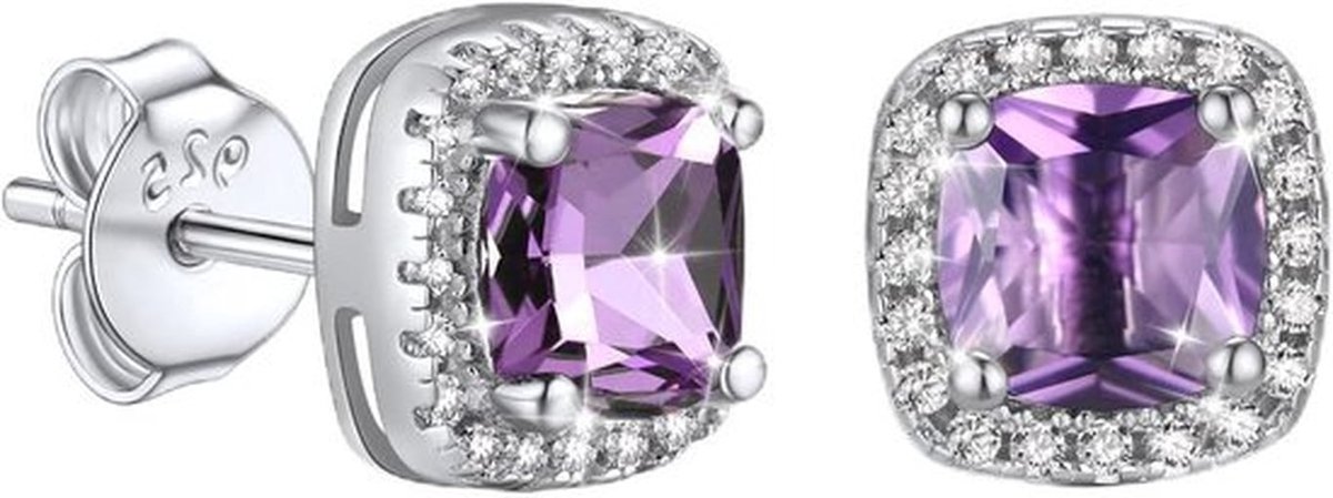 Oorstekers van 925 sterling zilver met Alexandriet - Dames sieraden - Juni verjaardagscadeau - Moeder vriendin - Kerst Valentijn Moederdag