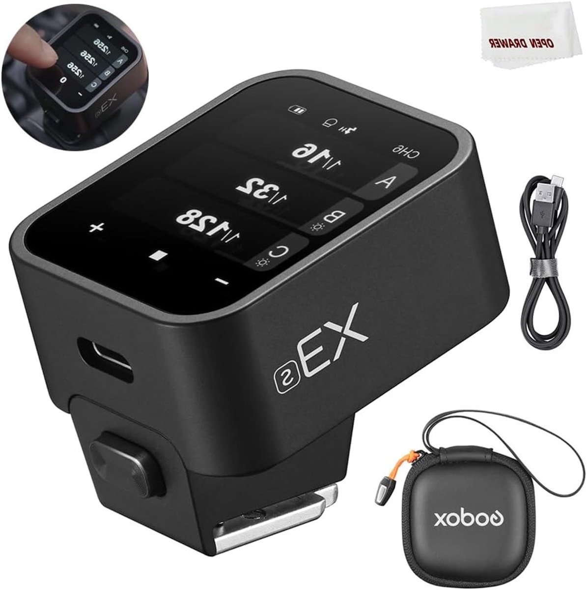Draadloze Bluetooth Trigger voor Flitsers, Compatibel met Diverse Camera's en Flitsapparatuur
