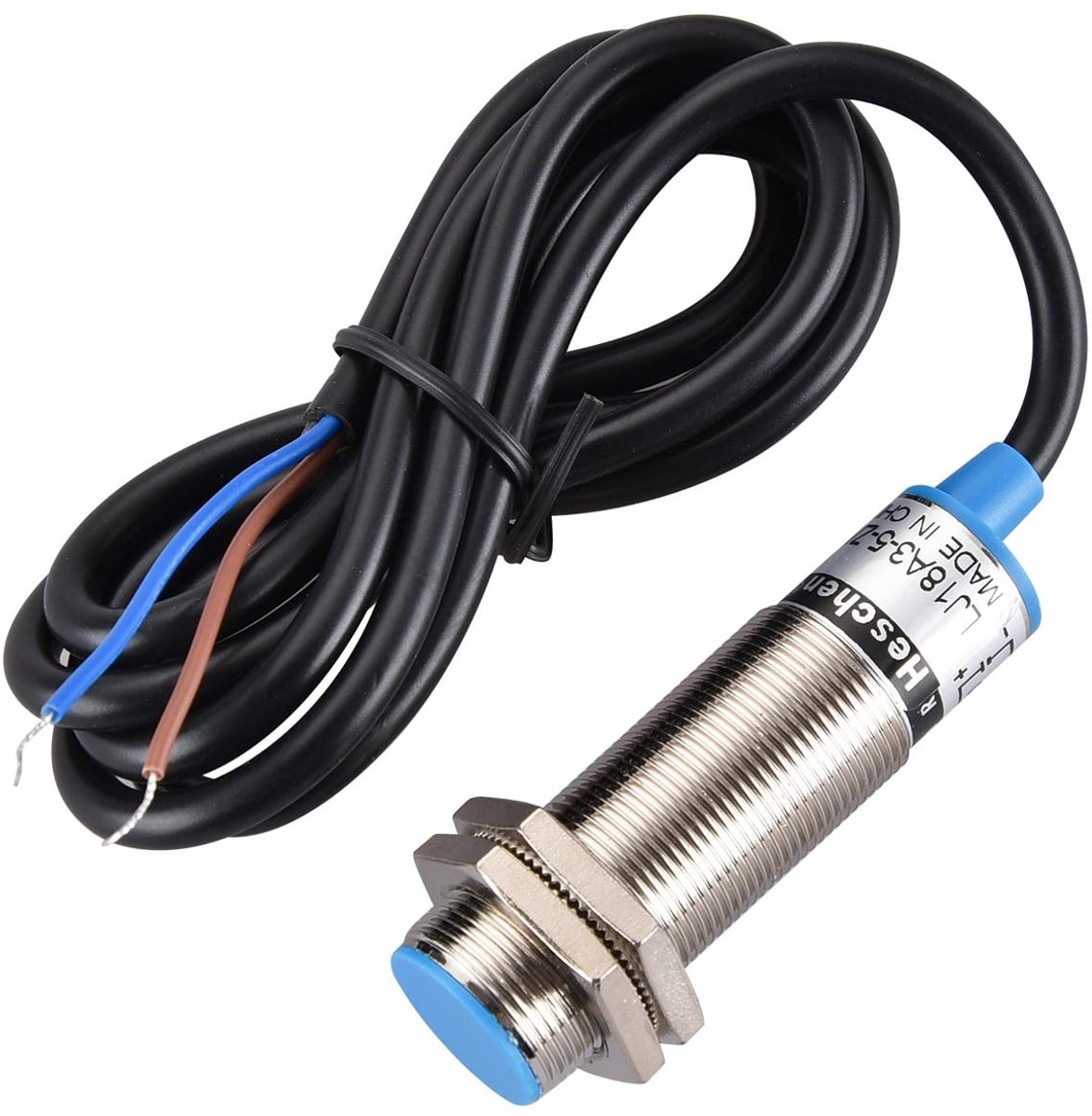 Dailygoods - Inductieve nabijheidssensor - Sensor met 5mm bereik - Betrouwbare detectie - Nautisch blauw - Voor schakelaars - Eenvoudige instal...