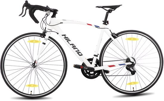 HILAND Racefiets - 700C - 14 Versnellingen - Lichtgewicht Aluminium Frame - Wielrenfiets voor Heren & Dames - 28 Inch van Hiland — afbeelding 2