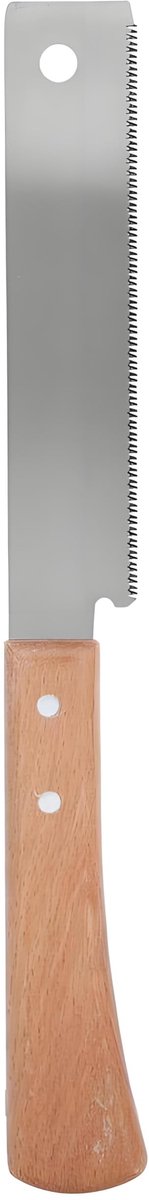 Dailygoods - Kleine Handzaag - Houten Trekzaag - Compact en Lichtgewicht - Bruin - Huishoudelijke Zaag - Perfect voor Tuin en Timmerwerk - 30 cm