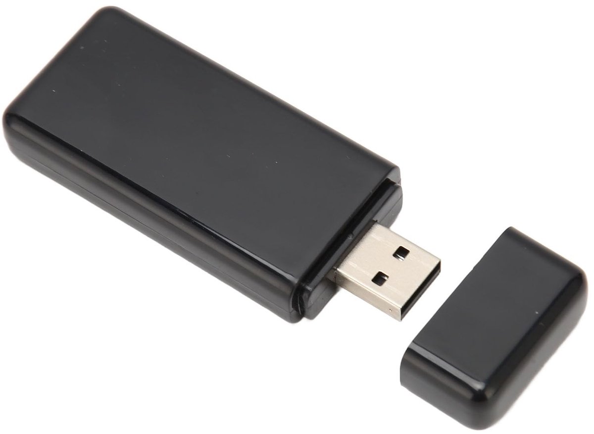 Dailygoods - Draadloze Netwerkadapter - Dual-band Ondersteuning - Tot 300 Mbps - USB Adapter - Geschikt voor Windows 7/8/10/11 - Compact Formaat