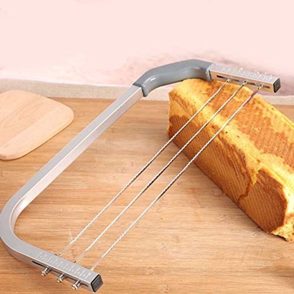 Verstelbare Draad Cake Snijder RVS - Lichte Cake Cutter - Ideaal Voor Bakprofessionals