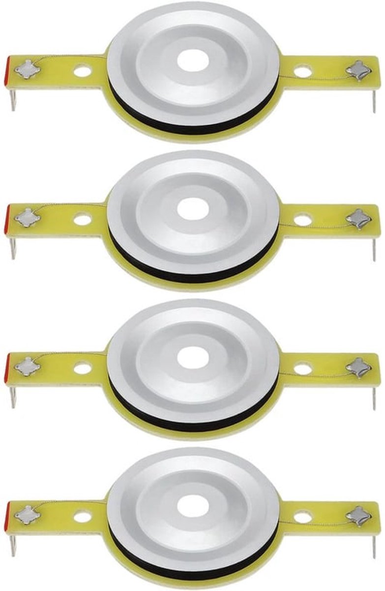 4 stuks 25.4mm Titanium Voice Coil Tweeters, Compatibel met PRV Audio RPTW350Ti TW350Ti