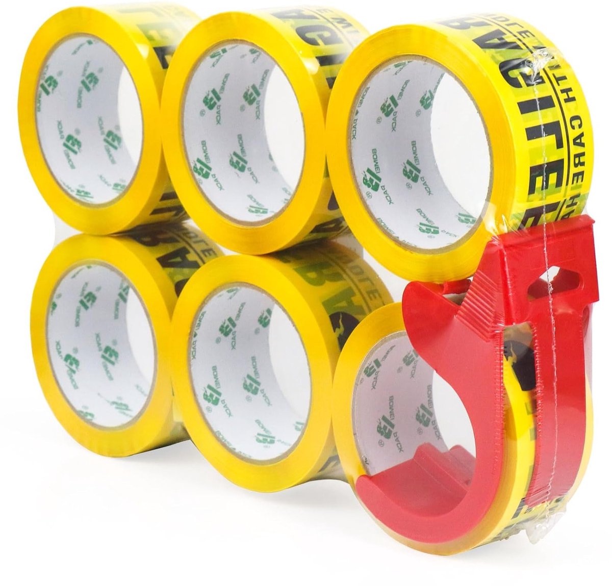 Duurzame en Hoge Kwaliteit Verpakkingstape - 66 m x 48 mm, Ideaal voor Verzenddoeleinden, Karton en Pakketten, Sterke Hechting