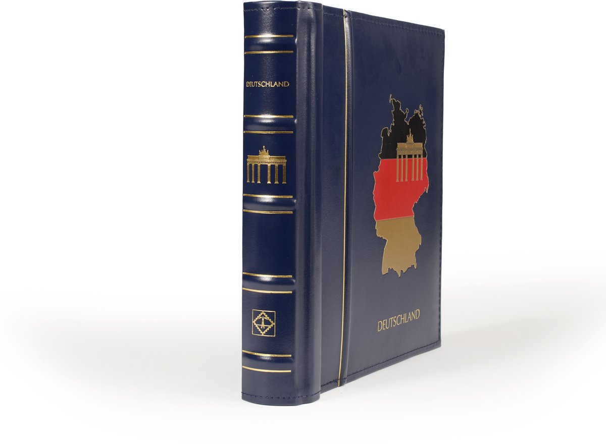 LEUCHTTURM - Muntblad - SF-Illustrated album Perfect DP, klassiek ontwerp DUITSLAND 1949-1979, blauw