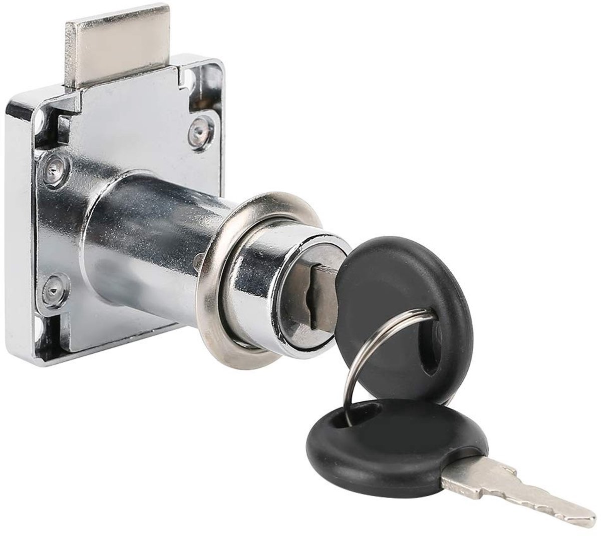 Dailygoods - 3-delige Cam Lock Set - Veiligheidsslot voor lades - Inclusief sleutels en accessoires - Ideaal voor kasten - Gemakkelijk te installeren
