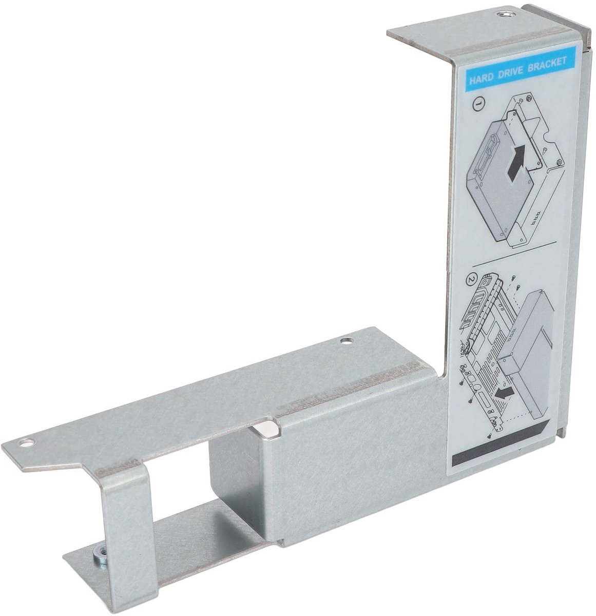 aladdien - Harde-schijflade 2,5 inch naar 3,5 inch - SSD-adapter - Universeel - Zilver - HDD-caddy - Compatibel met Dell PowerEdge-server