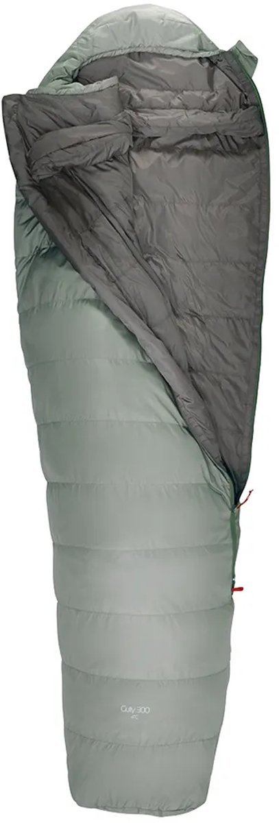 Robens Gully 300 +4°c Slaapzak Groen Long / Left Zipper van Robens — afbeelding 2