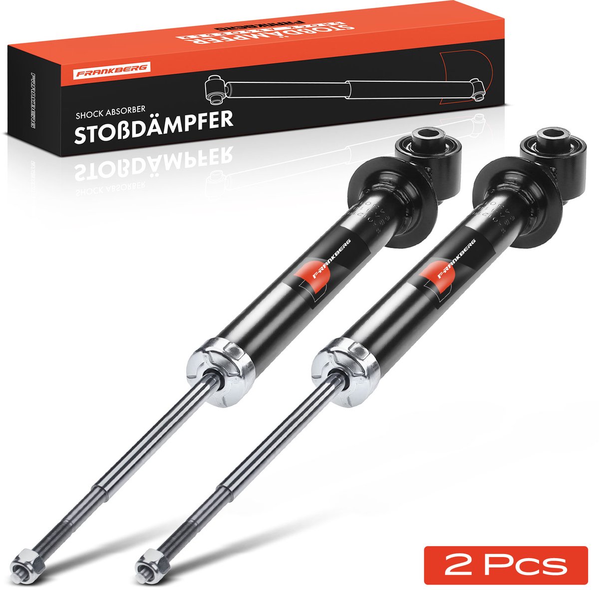 Frankberg 2x Demper Achteras voor Opel
