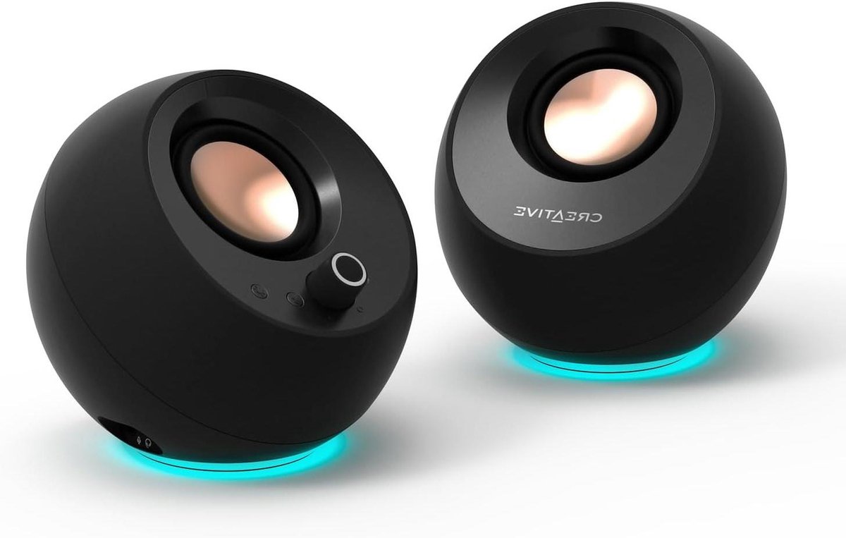 Mini Luidsprekers - Desktop Geluid - Muziek Luisteren - Volledig Bereik Geluid - 1.0 Aantal - Zwart