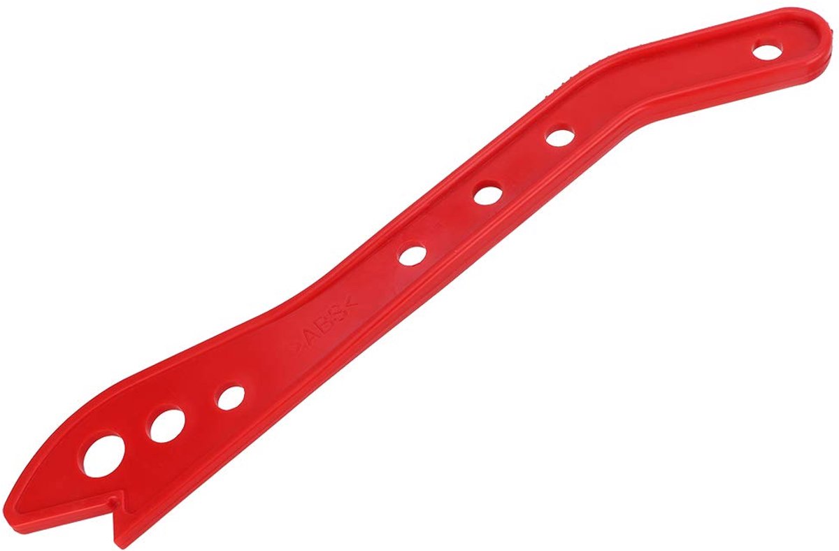 Duwstok Houtbewerking - Veiligheidshulpmiddel Tafelzaag - Veilig Hout Zagen - Ergonomisch Handvat - 42 cm - Rood
