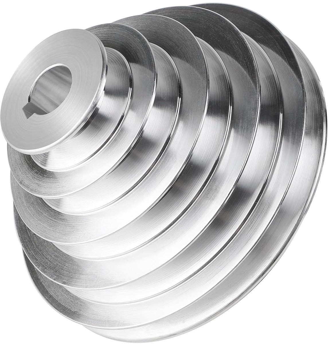 5-layer katrol - gatdiameter 20 mm - buitendiameter 54 mm-150 mm - aluminiumlegering riemkatrol voor type V riemen - riembreedte 12.7 mm