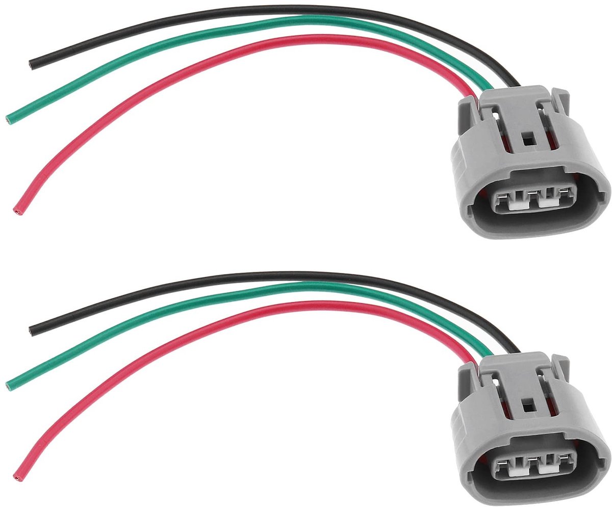 aladdien - 3-polige lichtmachine-connector - vervanging kabelboom - voorbedraad - 2x 3pin - geschikt voor Toyota en Lexus - onderdeelnummer 6189-0443