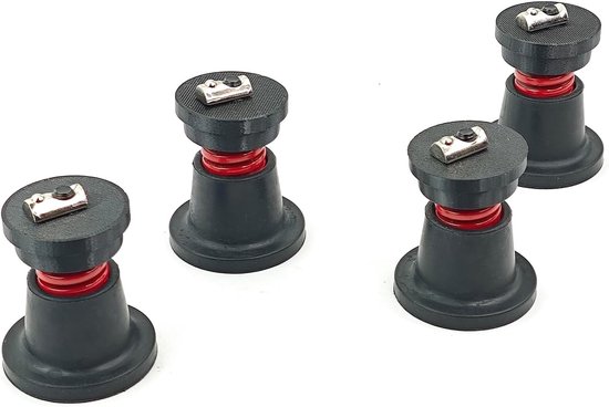Vibratie Isolator Set - Schokdempers Rig - Sim Racing Ervaring - Verhoogt Tactiele Feedback - 4 Stuks - Zwart — afbeelding 3