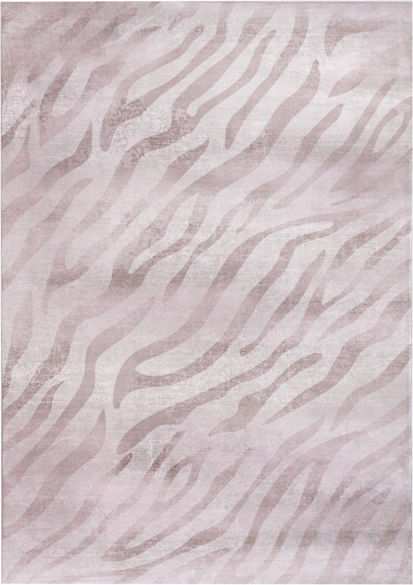 Beliani EGIL - Vloerkleed - Beige - 160 x 230 cm - Polyester