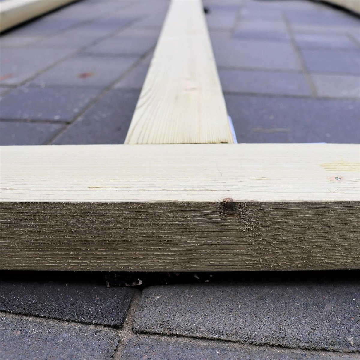 Houten vloer - Tuinhuis vloer - Onderbouw tuinhuis - Groef en veer - 3 m² - Geïmpregneerd