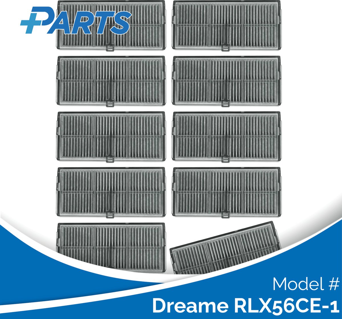 Dreame RLX56CE-1 Filters (10 Stuks, Plus.Parts® alternatief voor RHF14)