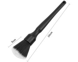 TLVX Zachte Professionele Auto Borstel 24CM / Detail Brush / Krasvrij Schoonmaken / Auto Detailing / Interieur / Dashboard / Exterieur / Velgen / Logo’s / Tankdop / Plastic delen / Stofvrij maken / Wasbaar / Herbruikbaar / 1 stuks