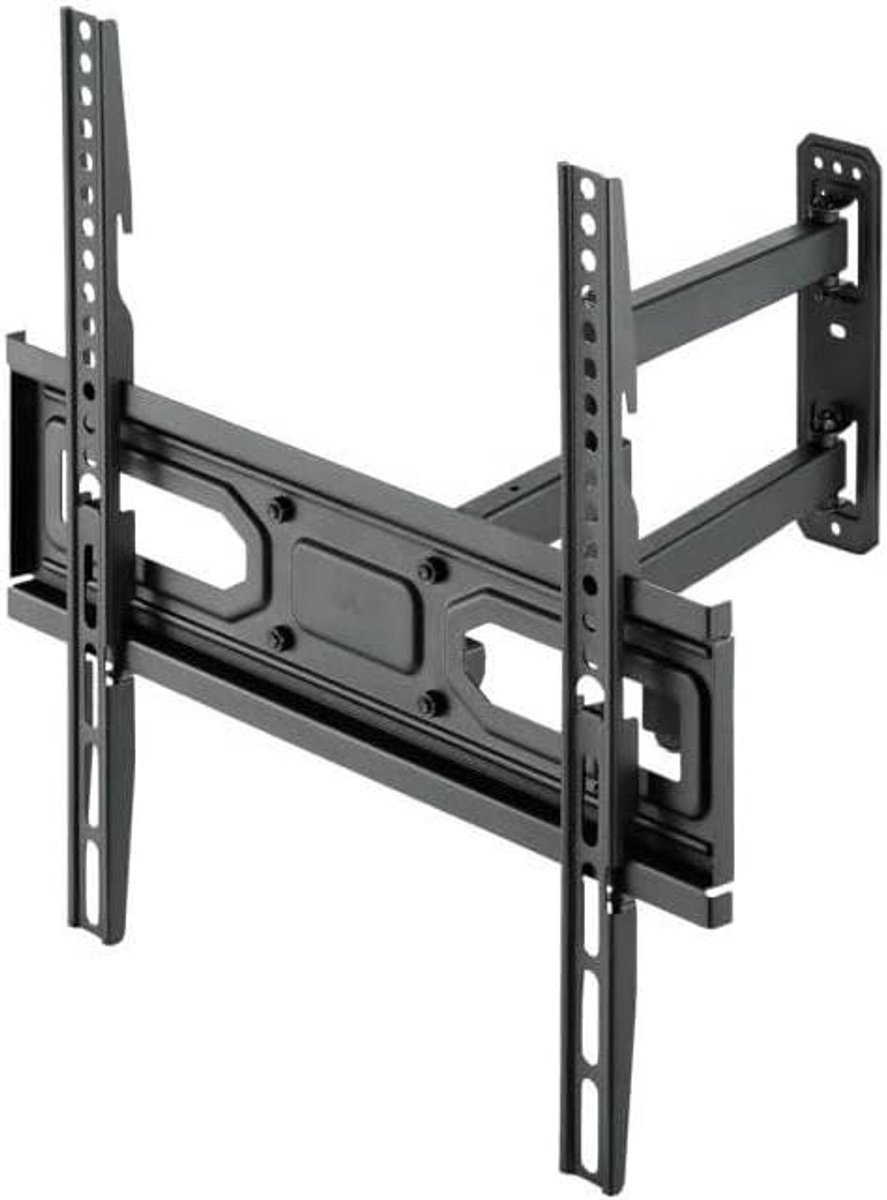 TV Wandhouder - Schermbeugel - Ruimte Besparen - Verstelbare Kijkhoek - 32-55 inch - Zwart