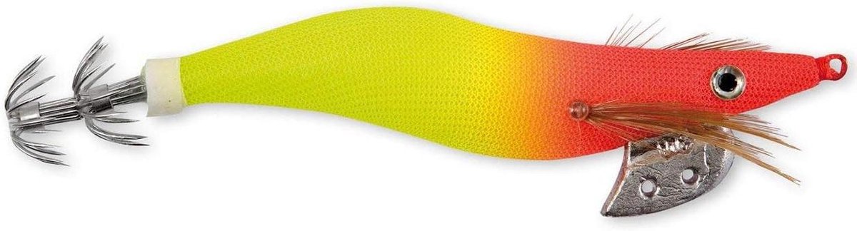Kunstaas - Inktvis aas - Sepia vangen - Speciale kleuring - 9 cm - Roodkop