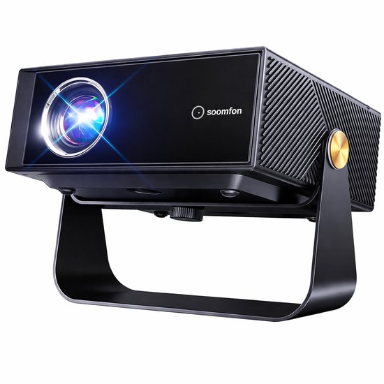 Mini Beamer 4K Projector Draagbaar Wifi Bluetooth Trapeziumcorrectie Compact voor Films Presentaties Gaming
