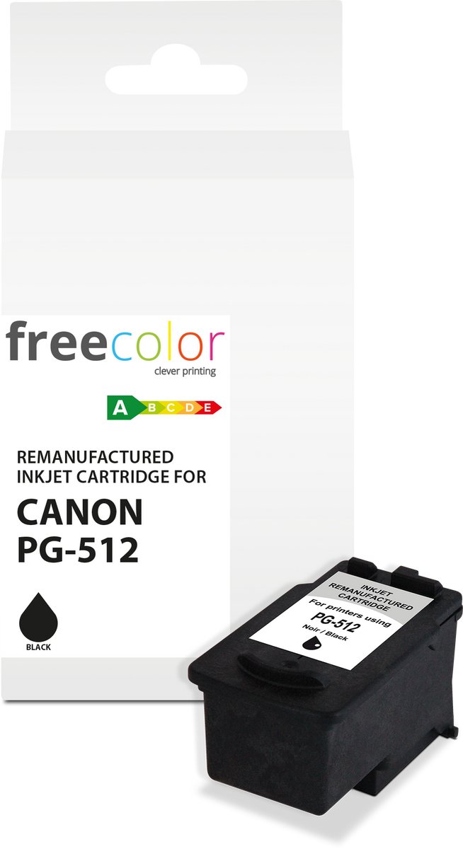 CANON PG-512 - ink cartridge FREECOLOR - Black 16.5ml - 455p