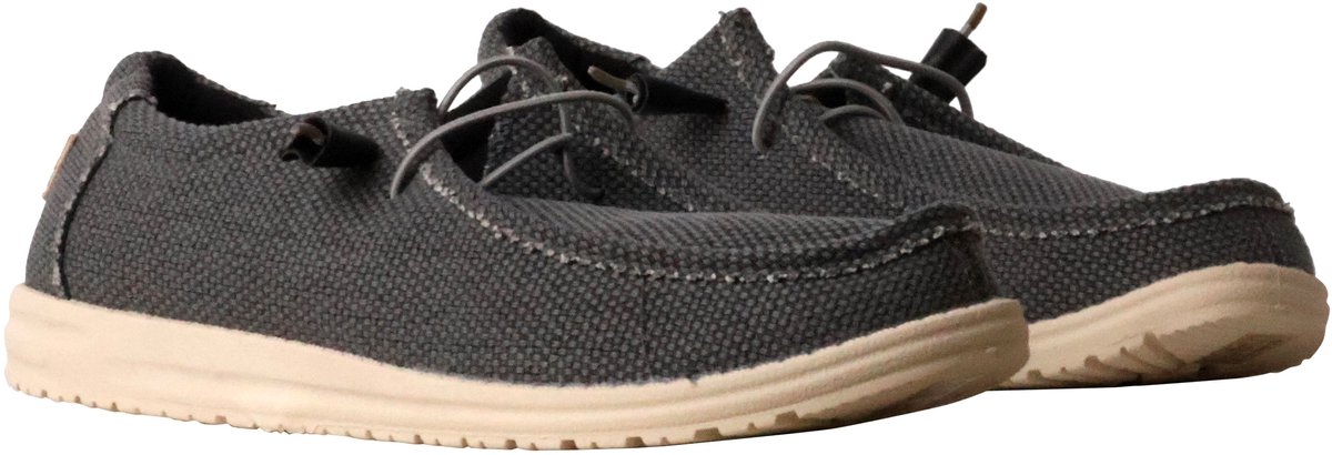 Lage mocassin met veters