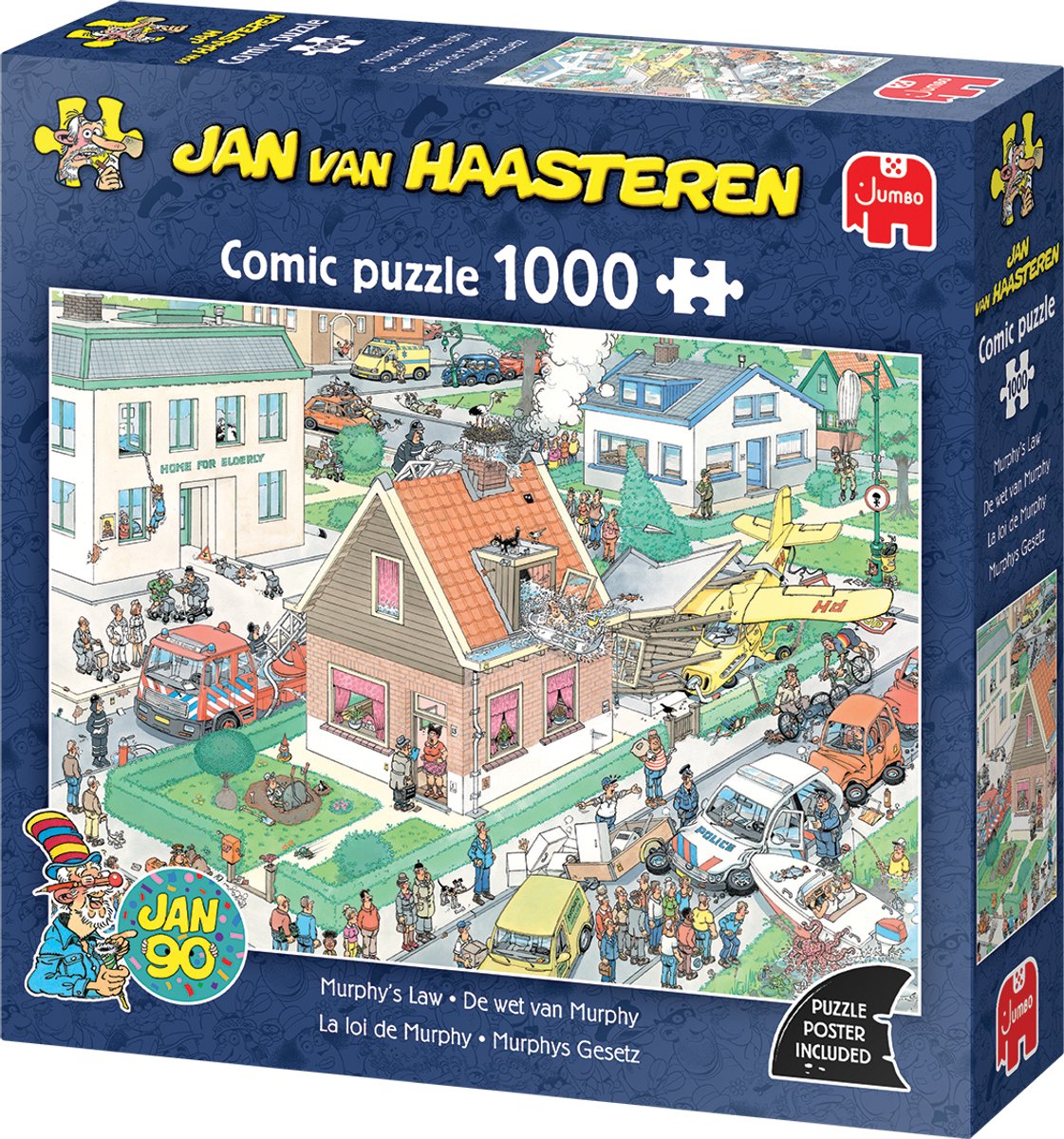 Jan van Haasteren - De wet van Murphy - 1000 stukjes puzzel - Legpuzzel volwassenen — afbeelding 3