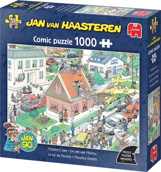 Jan van Haasteren - La loi de Murphy - Puzzle de 1000 pièces - Puzzle pour adultes