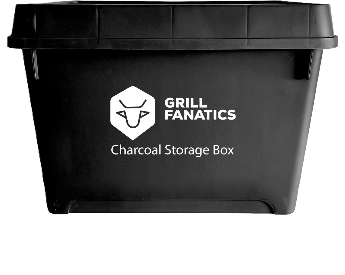 Grill Fanatics Houtskool Opbergbox 60 x 40 x 42 cm - Vochtbestendig
