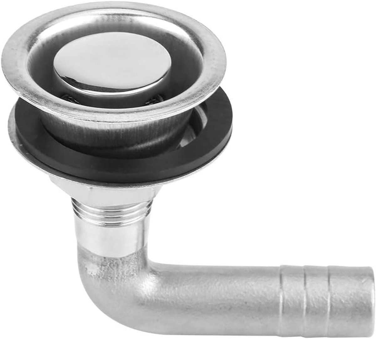 Ingebouwde tankventilatie - 90° roestvrij staal - voor 5/8" slangen - duurzame oplossing