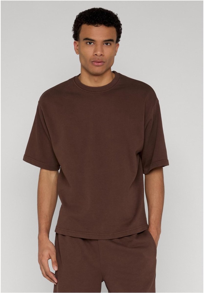 Urban Classics Heavy Washed Boxy Heren Tshirt L Bruin