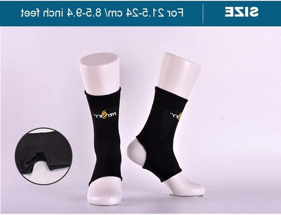Enkelbandage voor Pijnverlichting en Ondersteuning, Geschikt voor Muay Thai, Kickboxing en MMA, Maat M — afbeelding 4