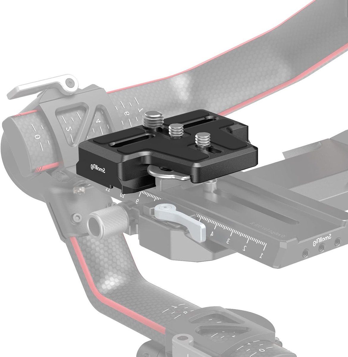 Uitbreidbare Quick Release Plate voor Arca Type, Compatibel met DJI RS 4, RS 3 en RSC 2 - Perfect voor Videoproductie en Fotografie
