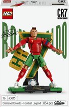 LEGO Editions Cristiano Ronaldo - Légende du Football CR 7 Kit de Construction pour Enfants - 43016