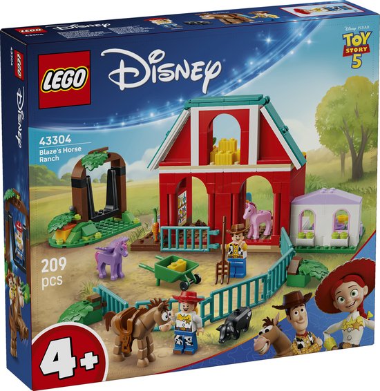 LEGO® Disney et Pixar Toy Story 5 Le ranch de Blaze 43304