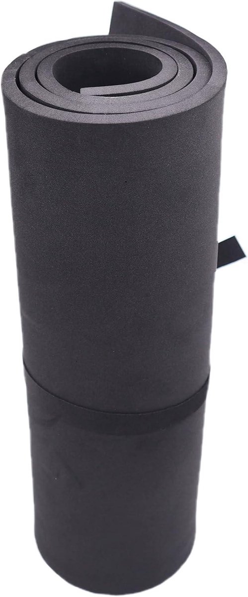 EVA schuim rol - Cosplay foam - Creatief knutselen - Hoge elasticiteit - 8 mm dik - Zwart
