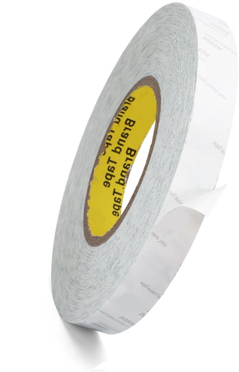 Dubbelzijdige Transparante Plakband 50 m x 12 mm - Dunne Hechting voor Scrapbooking en Creatieve Projecten
