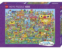 Heye Puzzel Doodle Village 1000.