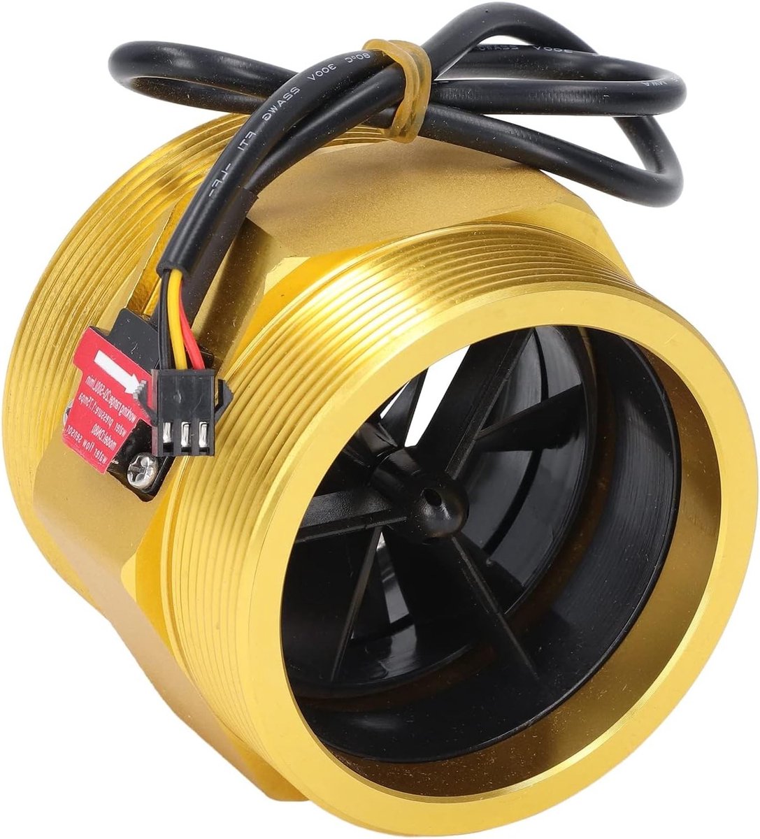 Turbine Water Flow Sensor voor Waterdispensers - NPN Output, Inductieve Schakelaar en Flowmeter voor Vloeistofmeting