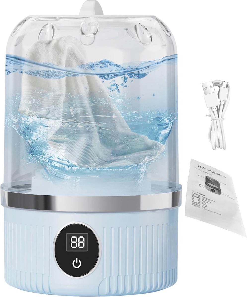 Kleine wasmachine Draagbare machine Reisbenodigdheden Energie-efficiënt 215 x 135 x 215 cm