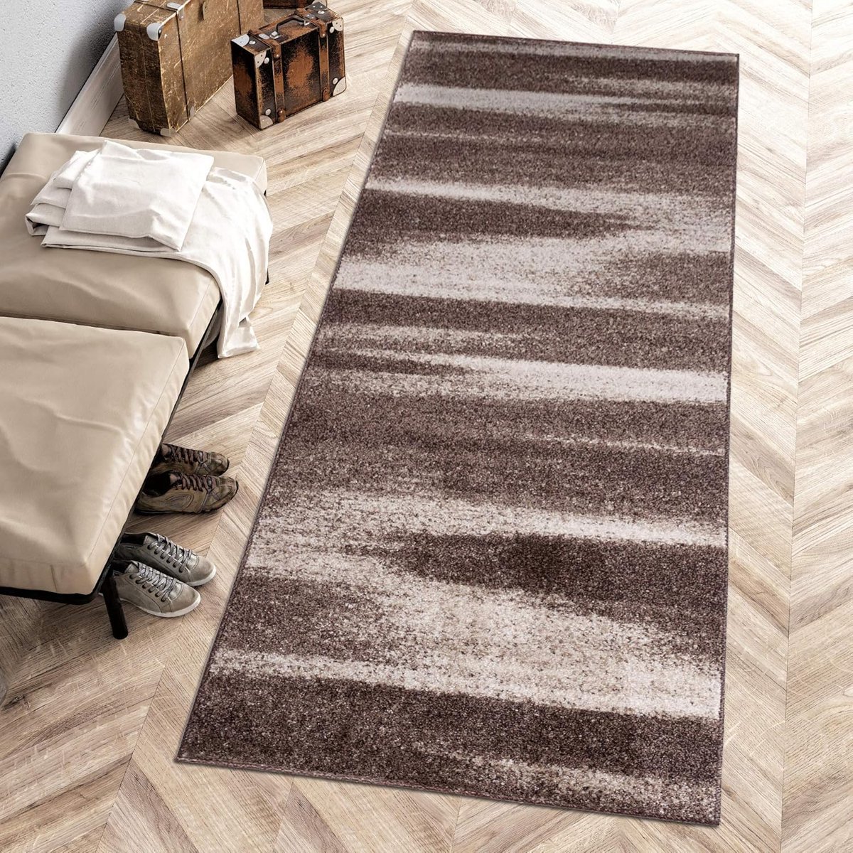 Loper Tapijt - Vloerkleed Gang - Hal Keuken - Geschikt voor Vloerverwarming - 70x300cm - B