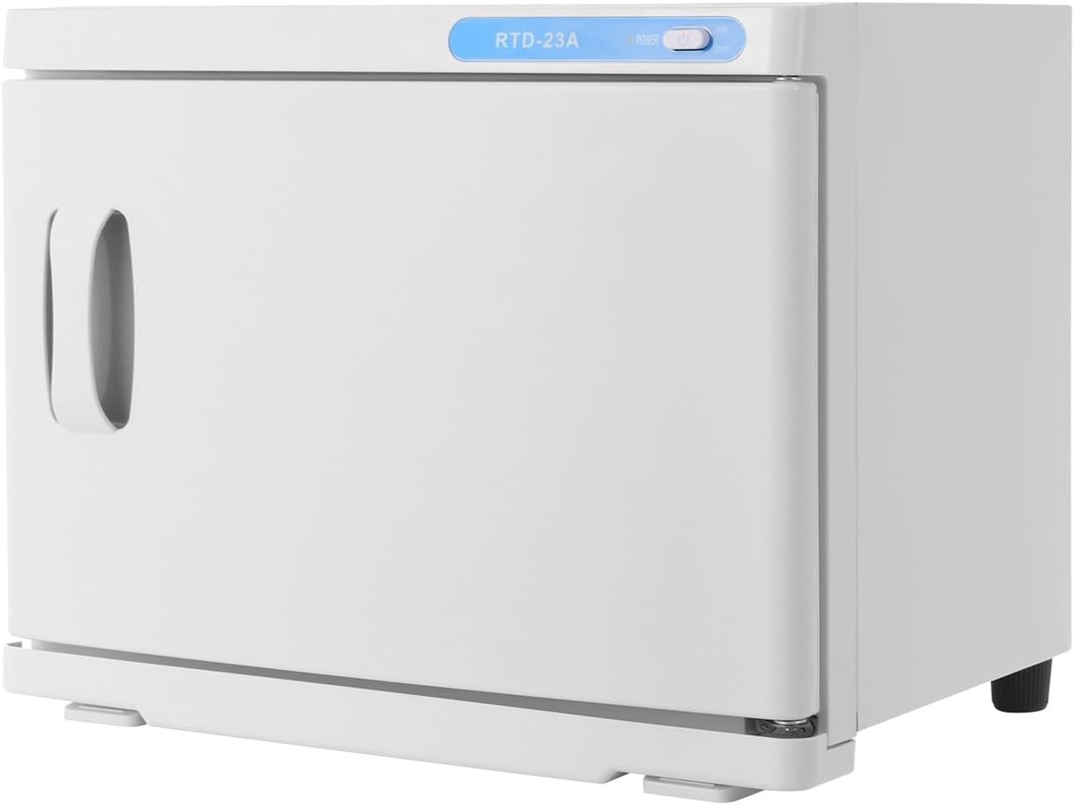 Handdoekwarmer - Warmkast - Cosmetica Kompressen - 23 Liter Capaciteit - 45x30x35cm - Wit